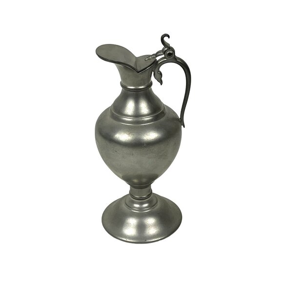 Vintage KMD Royal Holland Pewter Pitcher 7-inch Hinged Lid - Picture 4 of 8